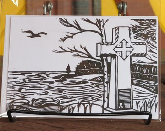 Father Braga's Cross  Greeting Card