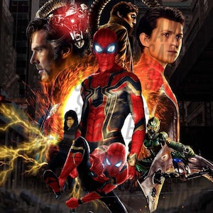 Spider Man No Way Home digitale Kunst druckbar