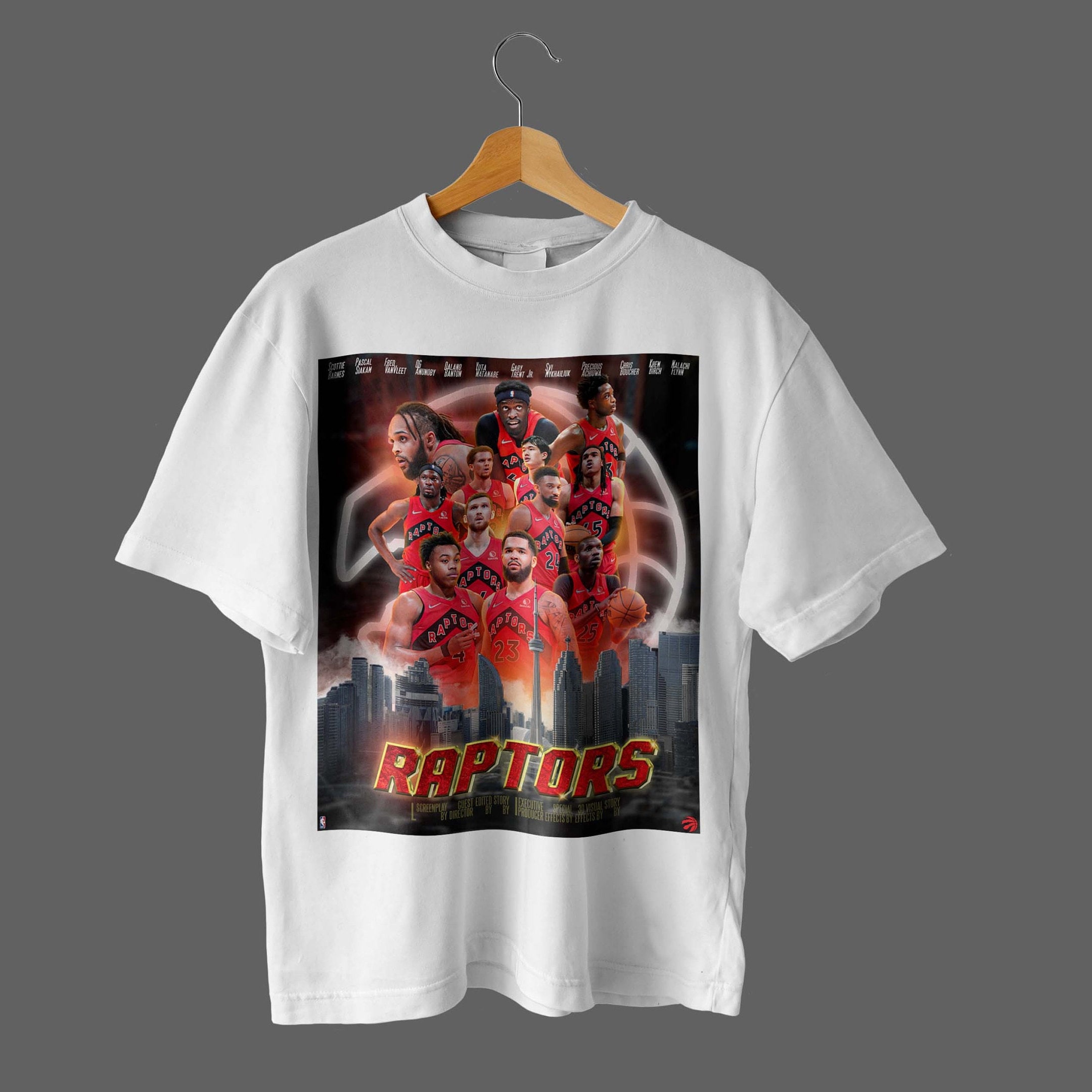 FreekyP x Frankie Toronto Raptors Starting 5 T-Shirts