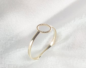 Open Circle Ring,Ring Boho,Minimalist Ring,Round Ring, Handmade Ring,Geometric Ring, Simple Ring,Tiny Oval Ring,Mothers Day,Gift For Woman