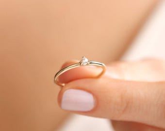 Fashion Trident, Solid Gold,925 Sterling Silver, gift ring mother's day gift, valentine's day gift