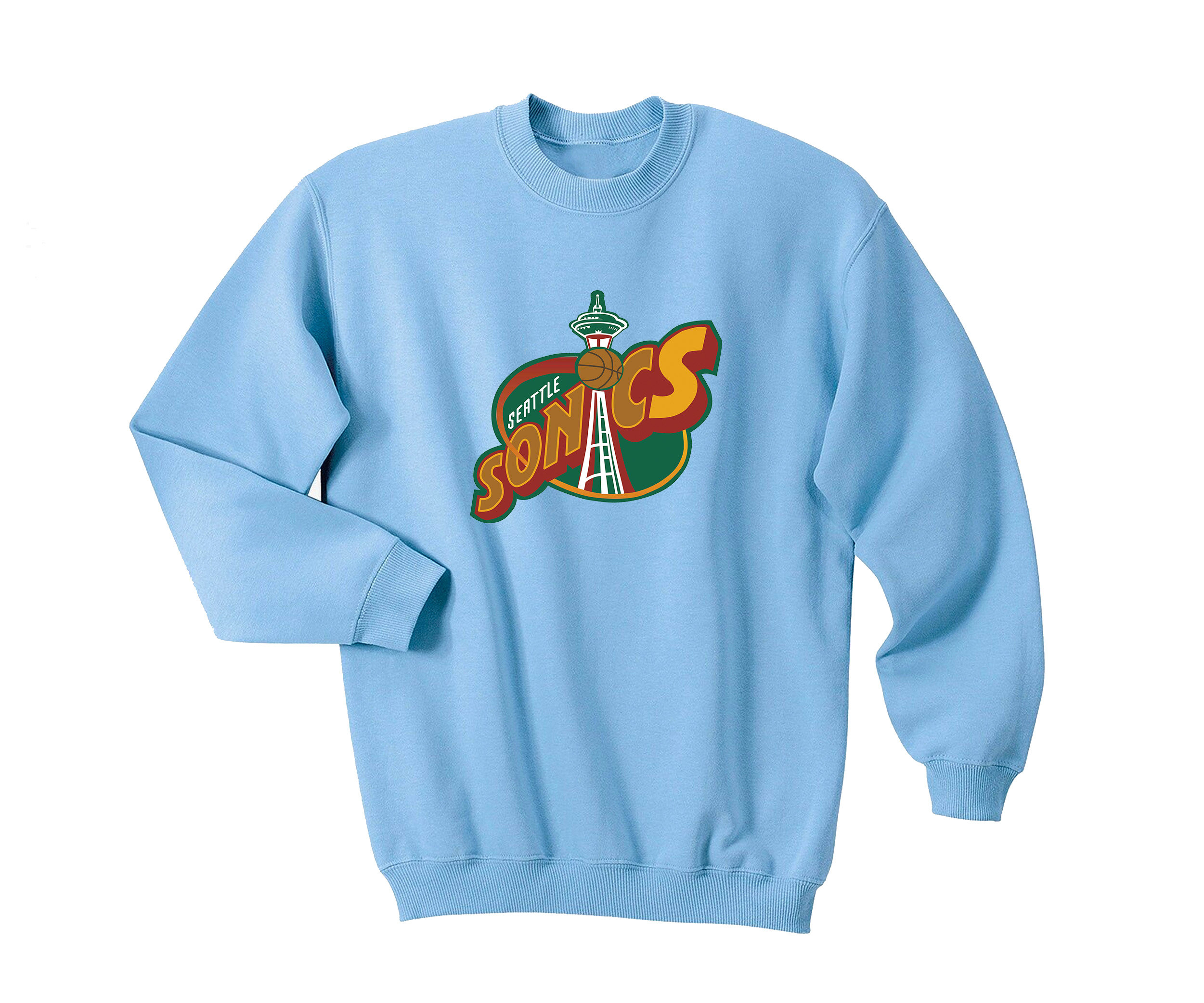 Seattle Sonics Sweatshirt Vintage Supersonics Sweatshirt - Etsy UK