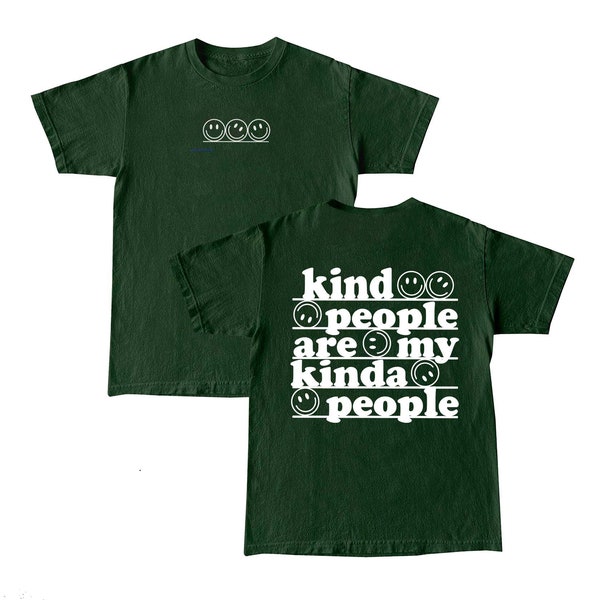 Kind People Are My Kinda People T-Shirt - Retro T-Shirt - Retro Shirt - Positivity T-Shirt - Kind People Shirt - Vintage T-Shirt - Smiley