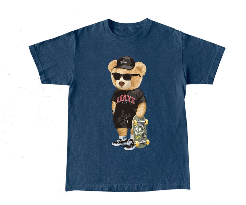 Vintage Bear T-shirt Vintage T-shirt Skater Bear Shirt - Etsy