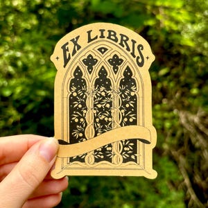 Ex Libris Bookplate Sticker