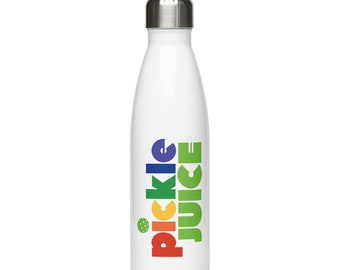 Pickle Juice Water Bottle | Pickleball Water Bottle | Pickleball Player Gift | Pickleball Dad Gift | Pickleball Gift for Him