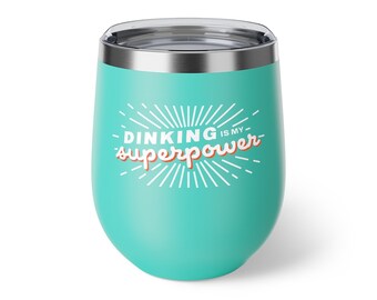 Pickleball Tumbler | Pickleball Insulated Cup | Pickleball Gift | Dinking is my Superpower | Funny pickleball tumbler | Pickleball party