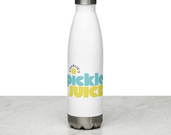 Custom Pickleball Water Bottle | Pickleball Player Gift | Funny Pickle Juice Water Bottle | Pickleball Gift for Him | Pickle Ball Gift