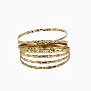 DC 18k 7 Day Bangle Set