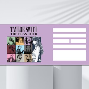 Printable SWIFT ERAS Tour Ticket, Taylor Swift Concert Ticket, INSTANT ...