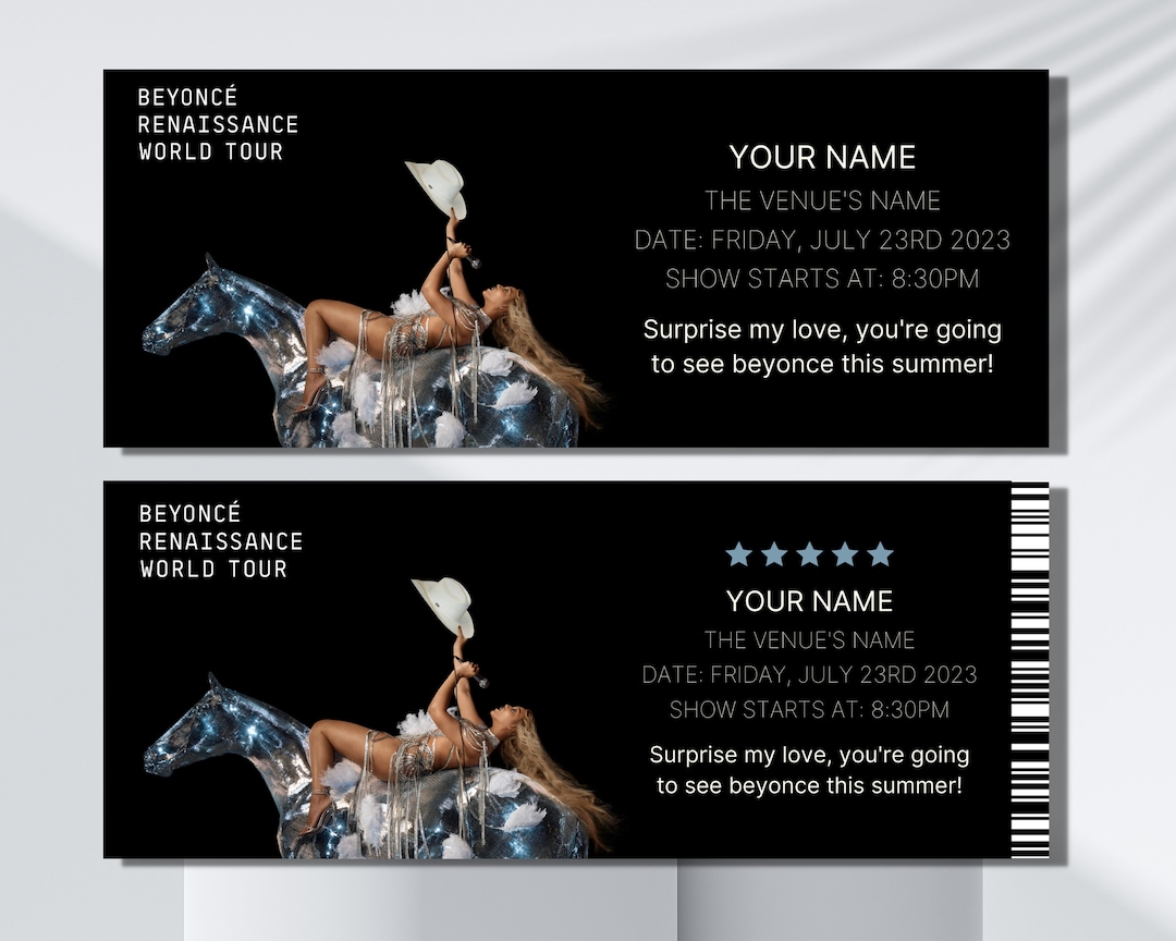 ticket beyonce tour