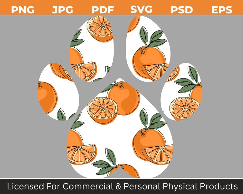 Fruit Dog Paw Prints SVG PNG JPG Digital Bundle Dog Mom Svg Dog Mom Png Pet Svg Dog Paws ...