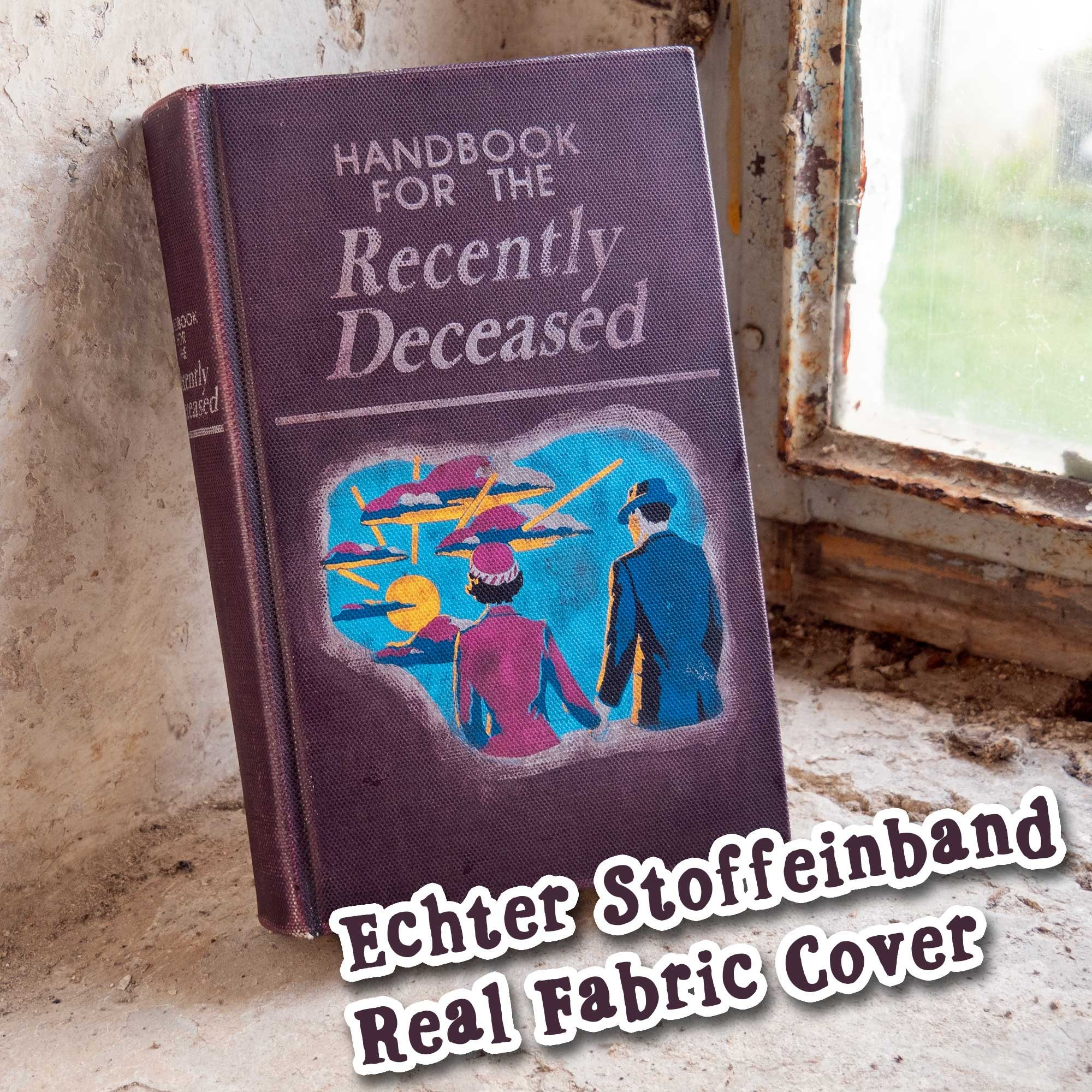 Handbook for the Recently Deceased – Replica – Fabric cover – Real Book – 1:1 – Hero-Prop – Beetlejuice – Betelgeuse