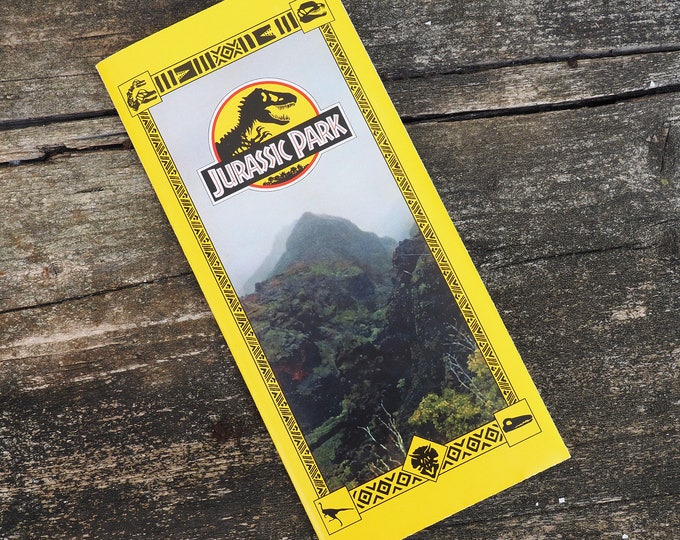Jurassic Park Brochure Digital Download Etsy Canada