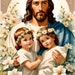 8 JPG Files Easter Jesus Card, Watercolor Vintage Jesus Cards ...