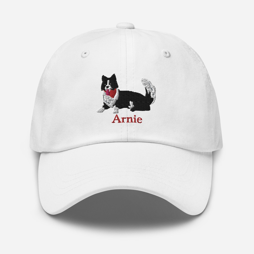 Personalized Dog Hat Custom Dog Hat Border Collie Hat With Etsy