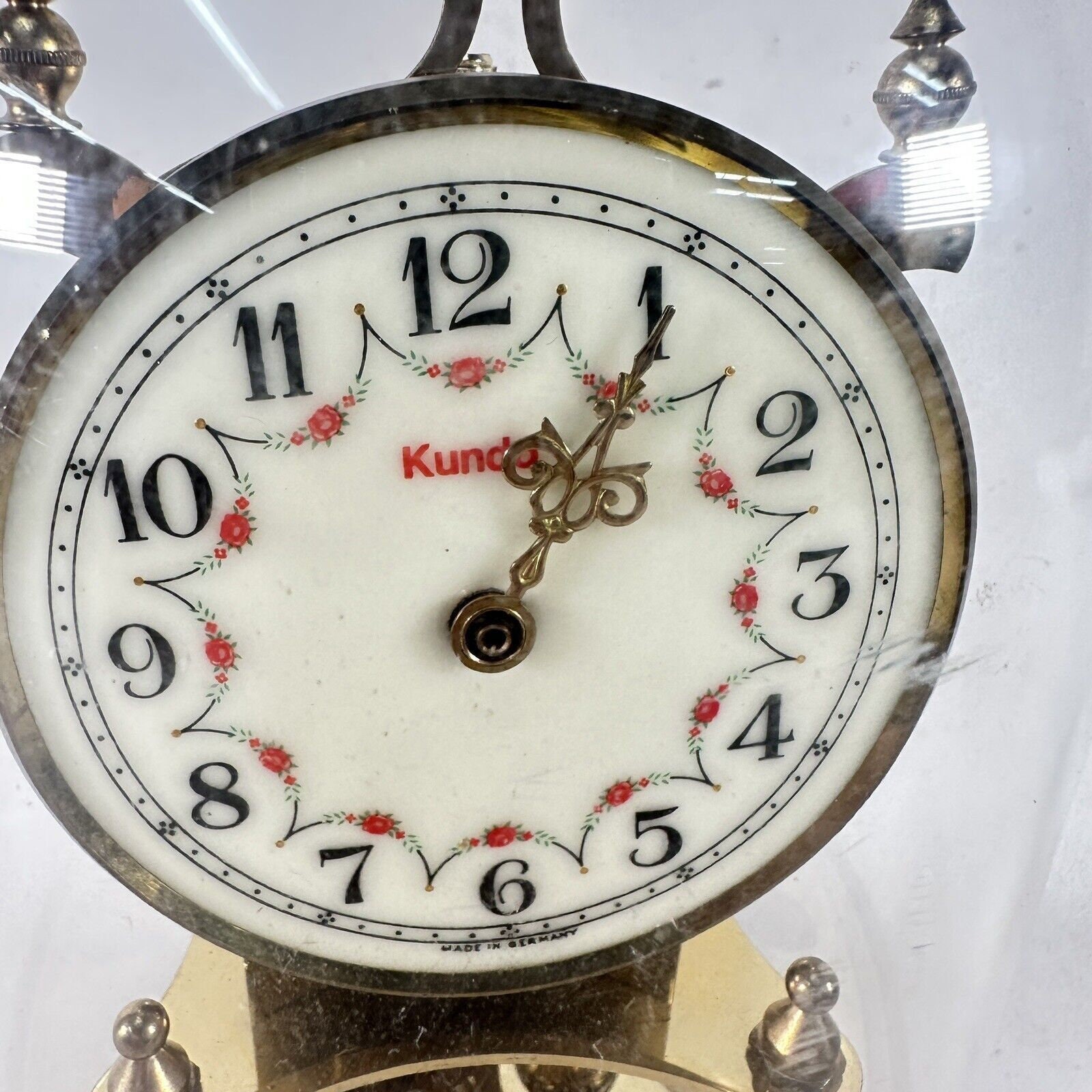 Vintage Kundo Anniversary Clock Made in Germany Plastic Door Battery Operated Etsy UK