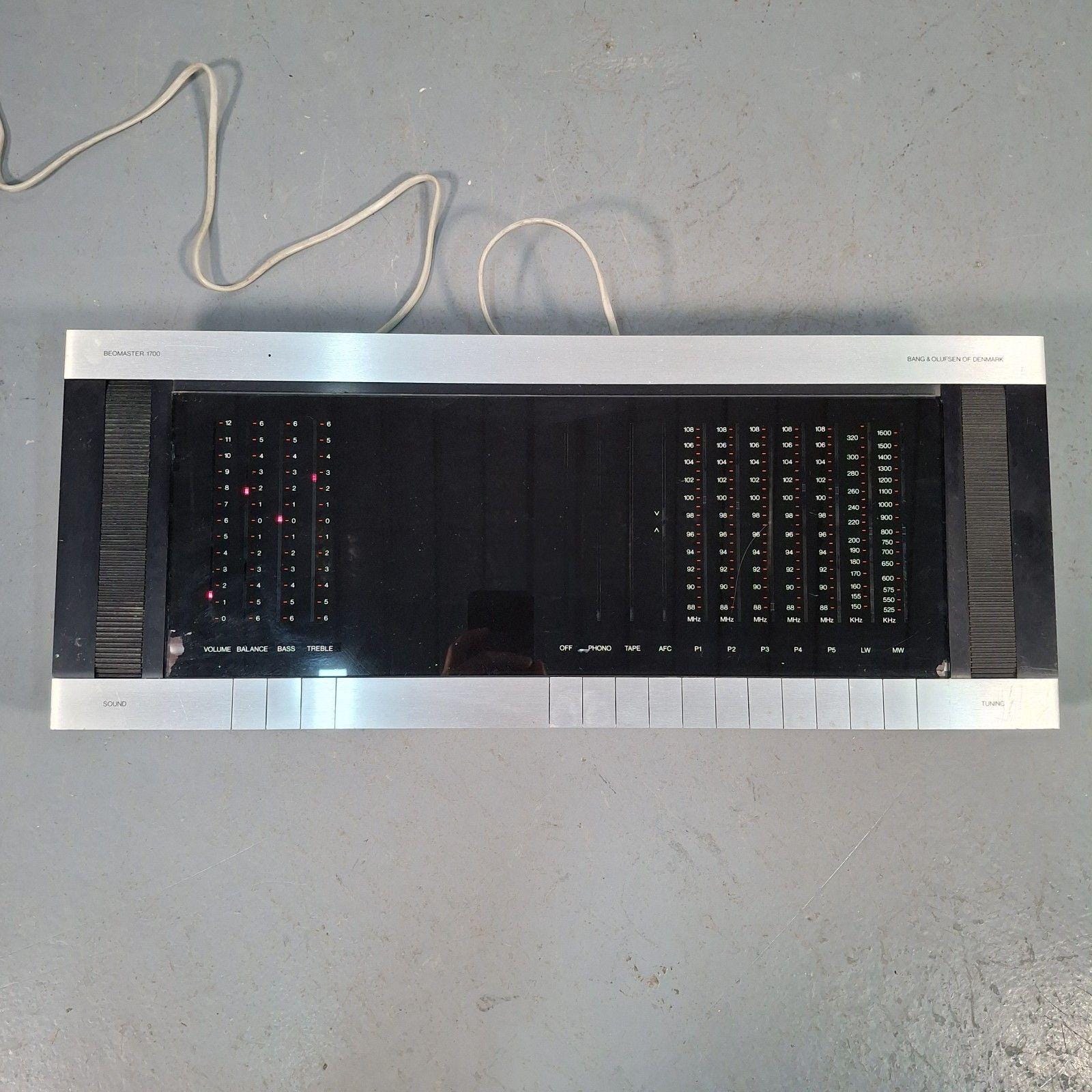 Bang Olufsen Beomaster 1700 T1701 FTZ140/ Vintage FM/AM Stereo