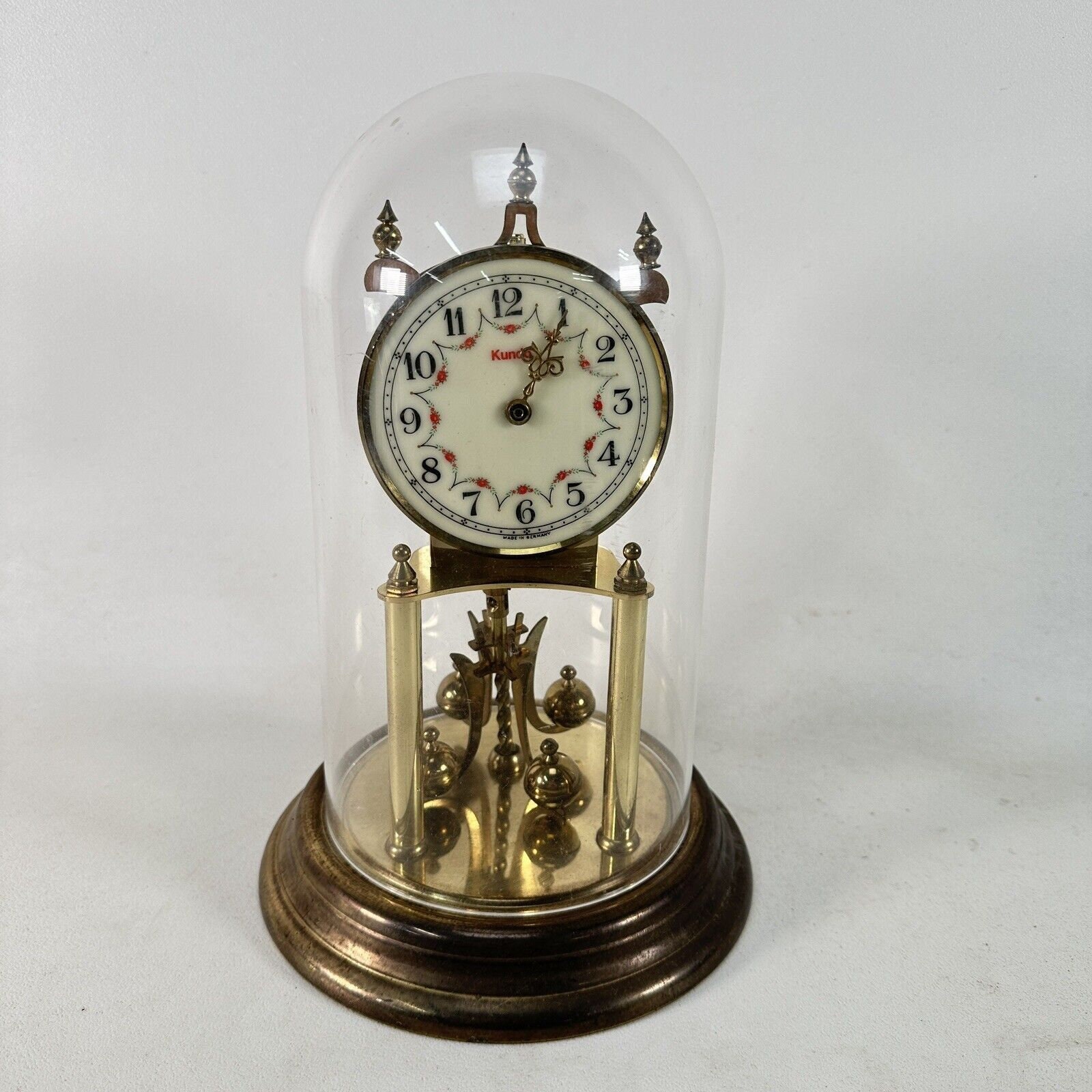 Vintage Kundo Anniversary Clock Made in Germany Plastic Door Battery