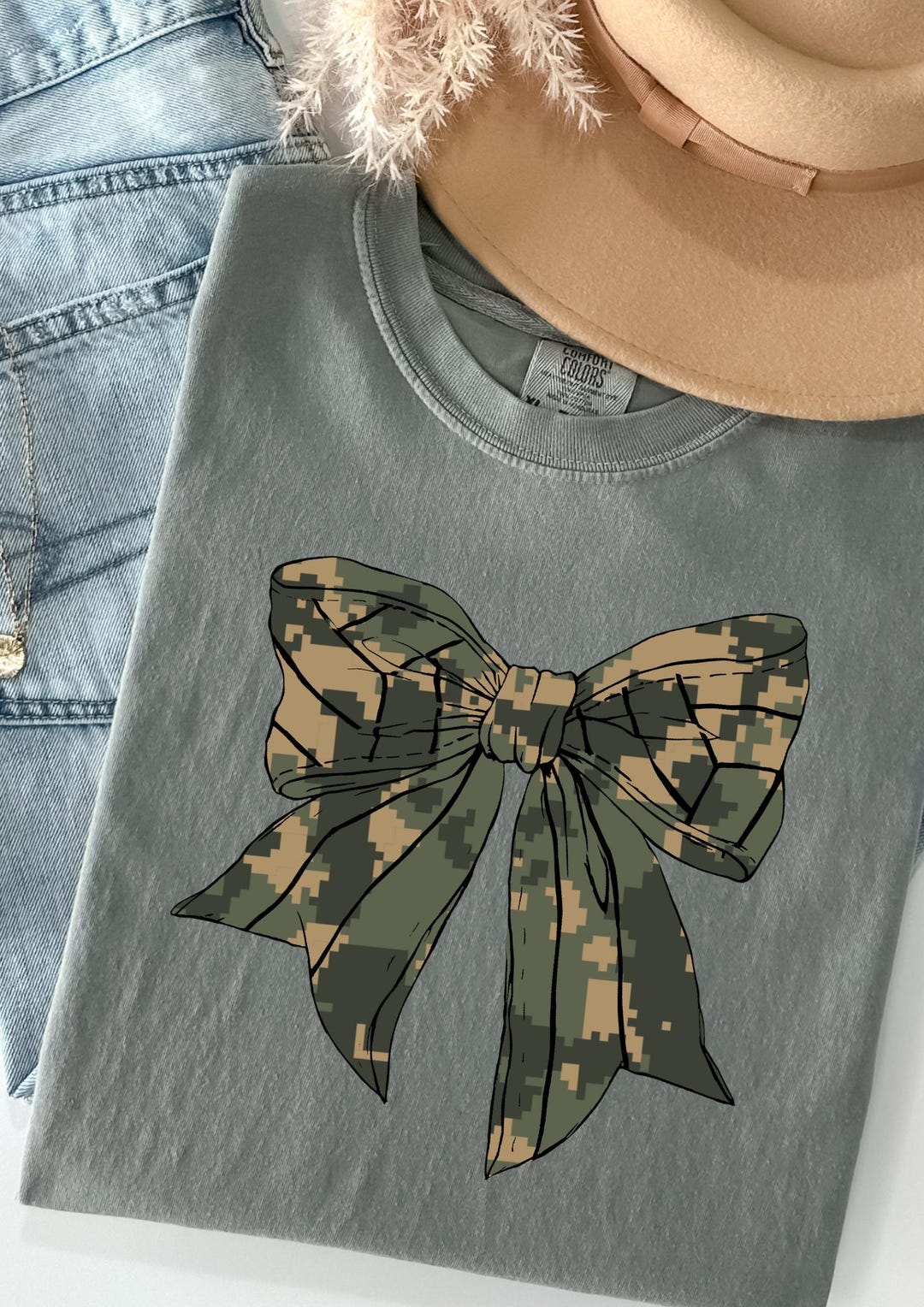 Digital Camo Coquette Bow | Camouflage | Ribbon Bow | SVG | PNG ...