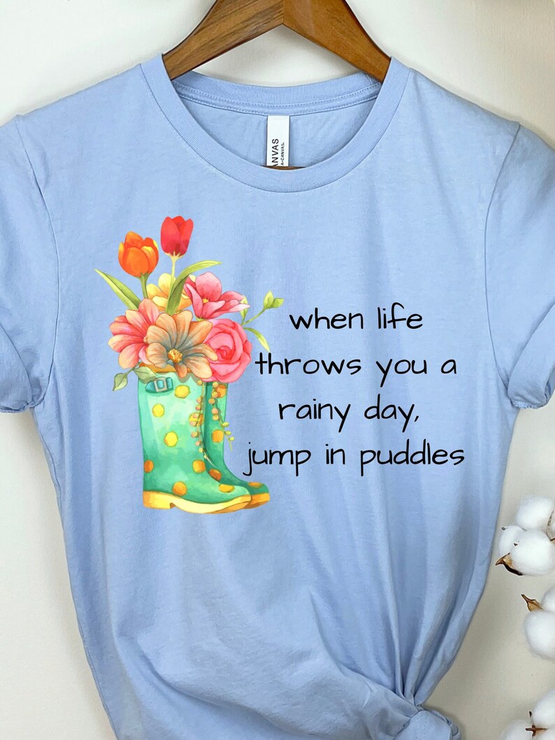 When Life Gives You A Rainy Day, Jump in Puddles Cowboy Western SVG PNG