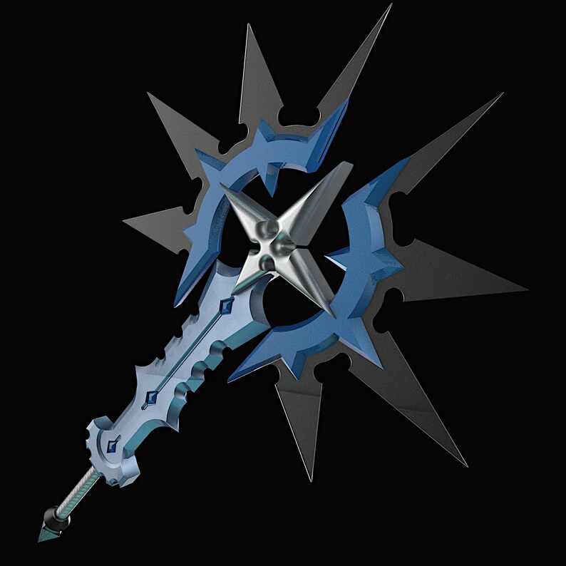 Saïx Berserk Form Claymore Kingdom Hearts Digital Files Etsy