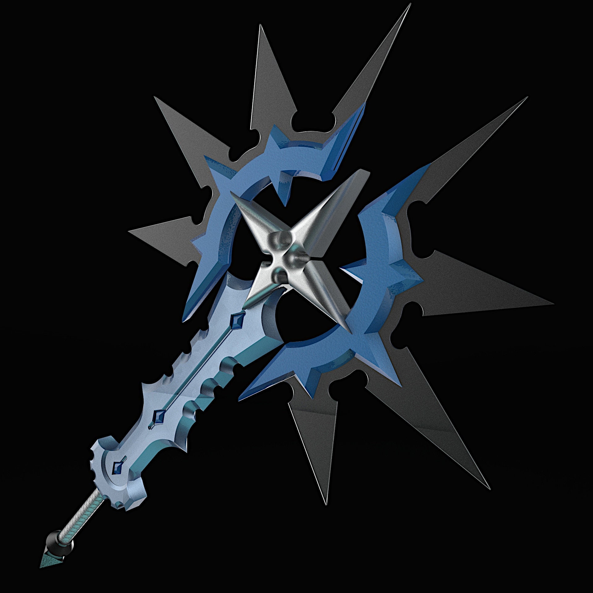 Saïx Berserk Form Claymore - Kingdom Hearts | Digital Files