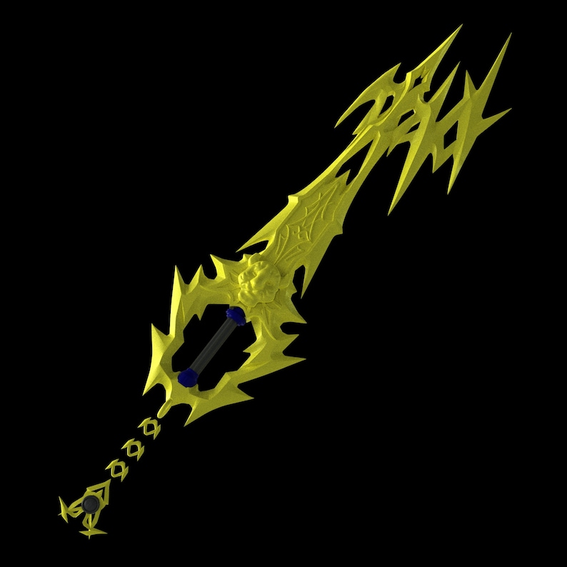 Gula's Leopardos Keyblade - Kingdom Hearts | Digital Files - Etsy