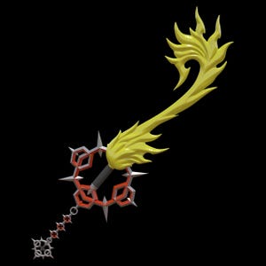 Flame Liberator Keyblade - Kingdom Hearts 2 | Digital files