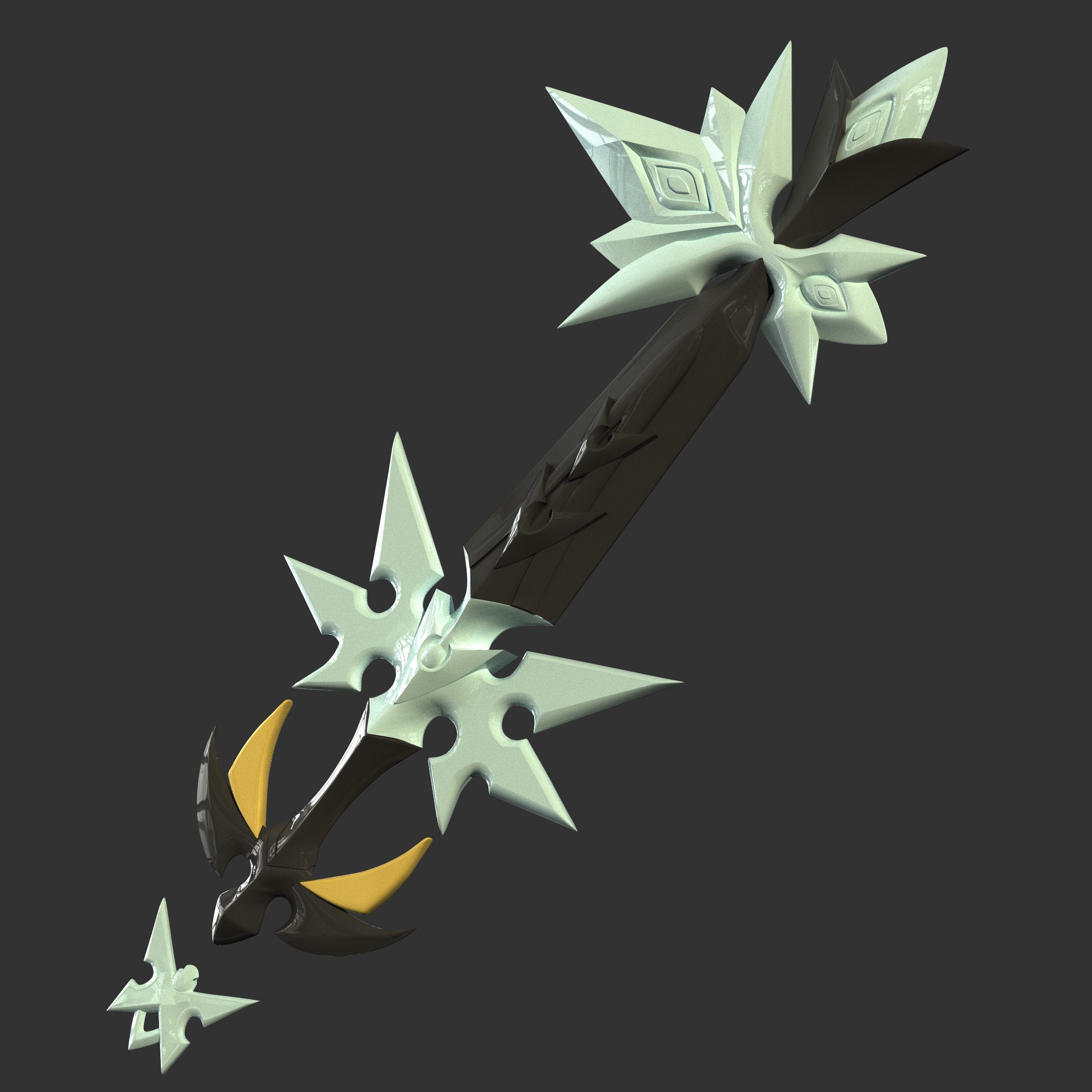 Keyblade Con Memoria Persa Dark Memory Keyblade By ShiningamiMaxwell