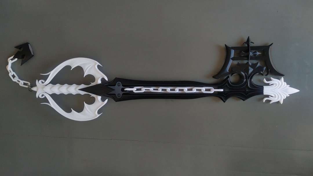 Oblivion Keyblade Kingdom Hearts Printed Version Etsy