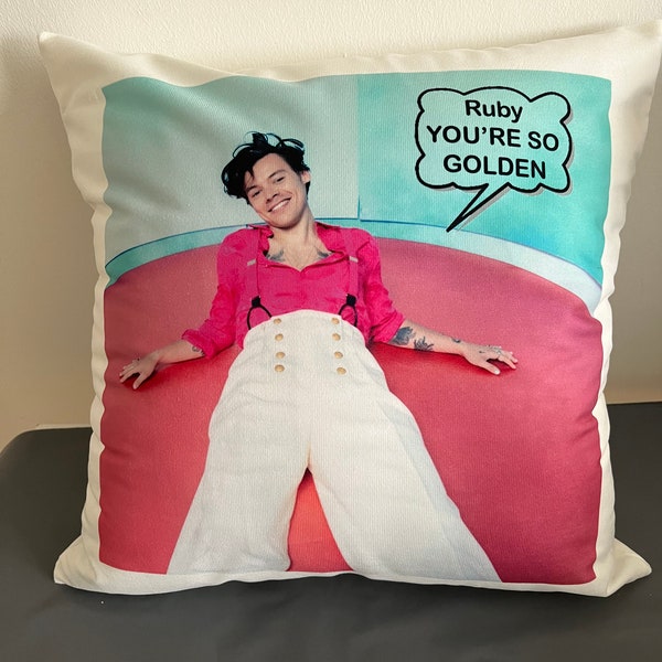 Harry Styles Personalised Cushion, Personalised Cushion, Birthday Gift, Personalised Gift, Mother’s Day gift for her