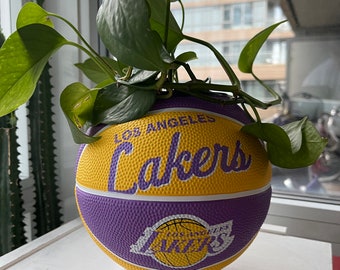 Mini Basketball Blumentopf (Los Angeles Lakers)
