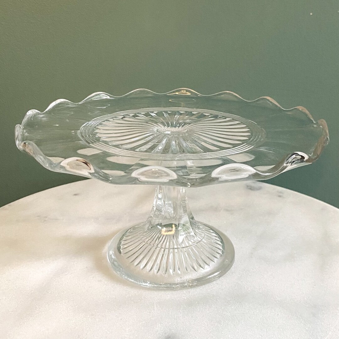 Clear Glass Cake Stand main image 1