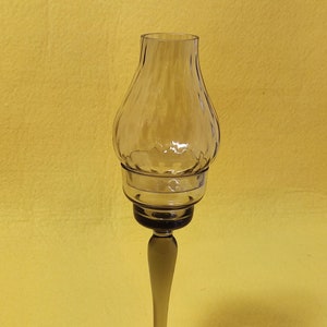 Vintage Glass Oil Lamp, Candle Holder, Decorative Night light, Gifting