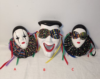 mimi the clown /シルクスクリーン Vintage Koji Murai Wind Up Music Box Dancing Clown. For Sale