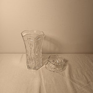 Eleganter Bleikristall Wirbelwind Kerzenhalter - PartyLyte Signature Home Decor Geschenk Made in USA