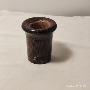 Vintage Handmade Bamboo Vase, Pen Holder,Office Accessory