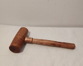 Vintage wooden tobacco hammer, mallet, collectible, decorative