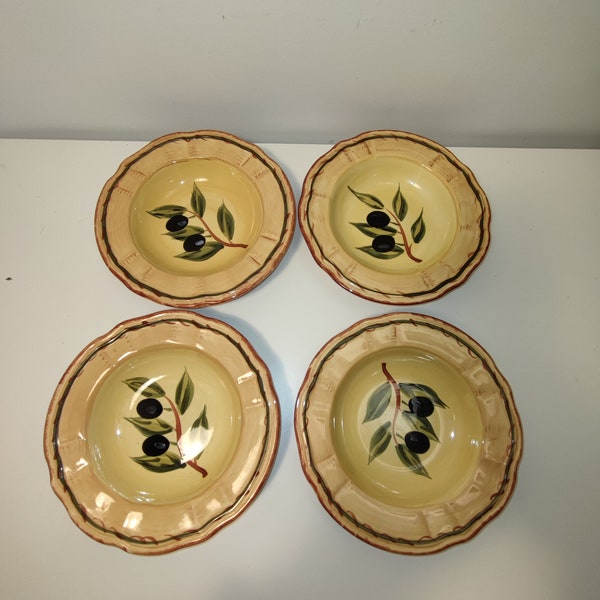 Painted Salad Bowls Etsy