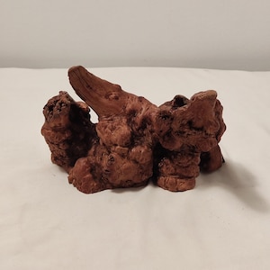 Natural Burl Wood Sculpture: Artistic Driftwood Tree Root Decor for Crafting & Home Accent Gift