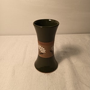 Vintage Lovatt Langley Green Stoneware Bud Vase - Early 20th Century Decorative Collectible Gift
