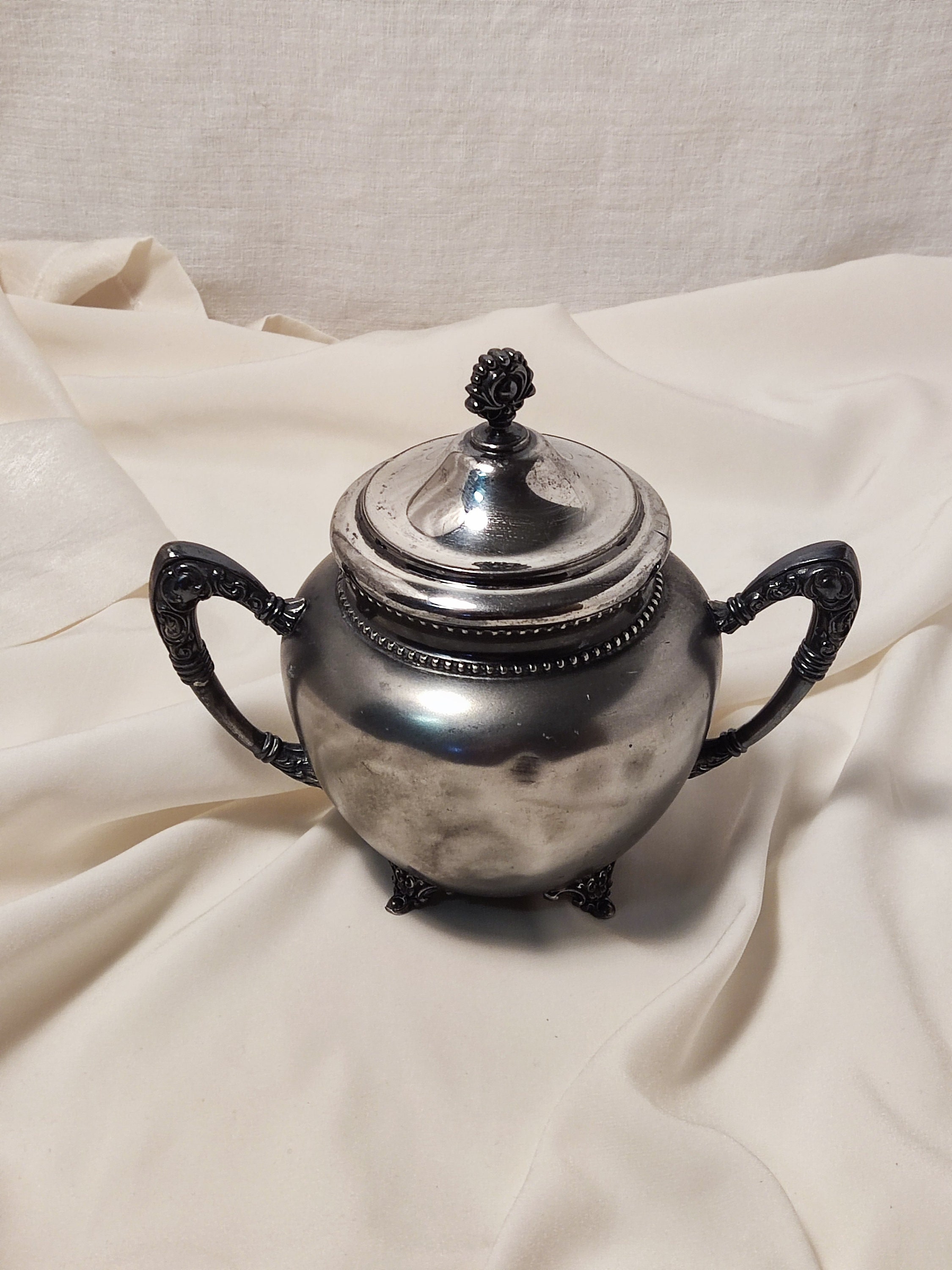 GORHAM。DOLLAR STEAMSHIP LINES。 食器、ボウル。骨董 1903-4 Three-Piece American Gorham Art Nouveau Sterling
