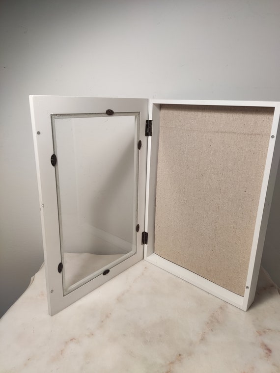 wooden showcase with glass top,display box,keepsake b… Gem