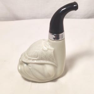 Bottiglia di dopobarba in vetro vintage Avon: decanter per profumo da collezione a forma di pipa - regalo unico per uomo