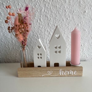 Gift set gift for moving in housewarming gift souvenir Raysin houses birthday dried flowers decoration home house decorative house