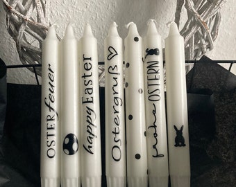 Kerzen Ostern Osterkerzen Osterstabkerzen Osterdeko Dekoration Easter