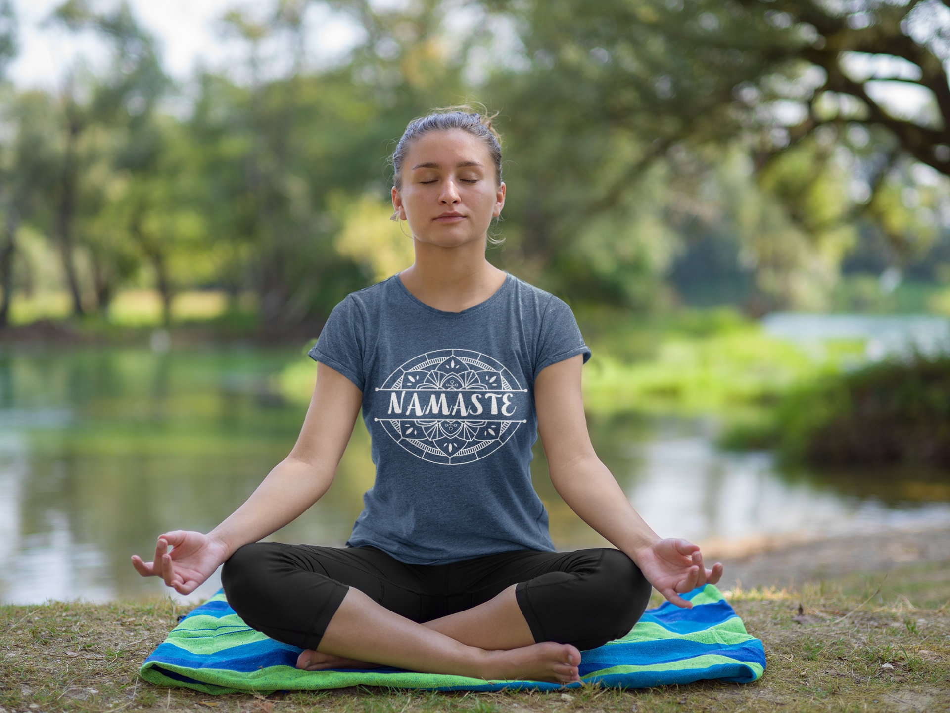 Yoga Clothing Yoga Gifts Yoga Shirt Womens Yoga Tops Gift For Yoga Lover Yoga Meditation Tshirt Yoga Workout Shirts Namaste Tshirt