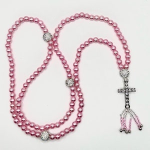 Pink and Rhinestone Chotki