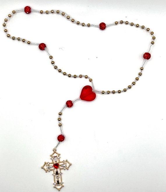 Red Heart Rosary